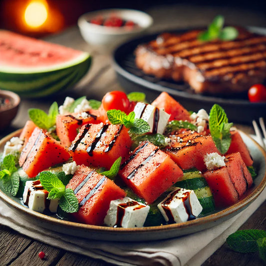 Grilled Watermelon & Feta Salad