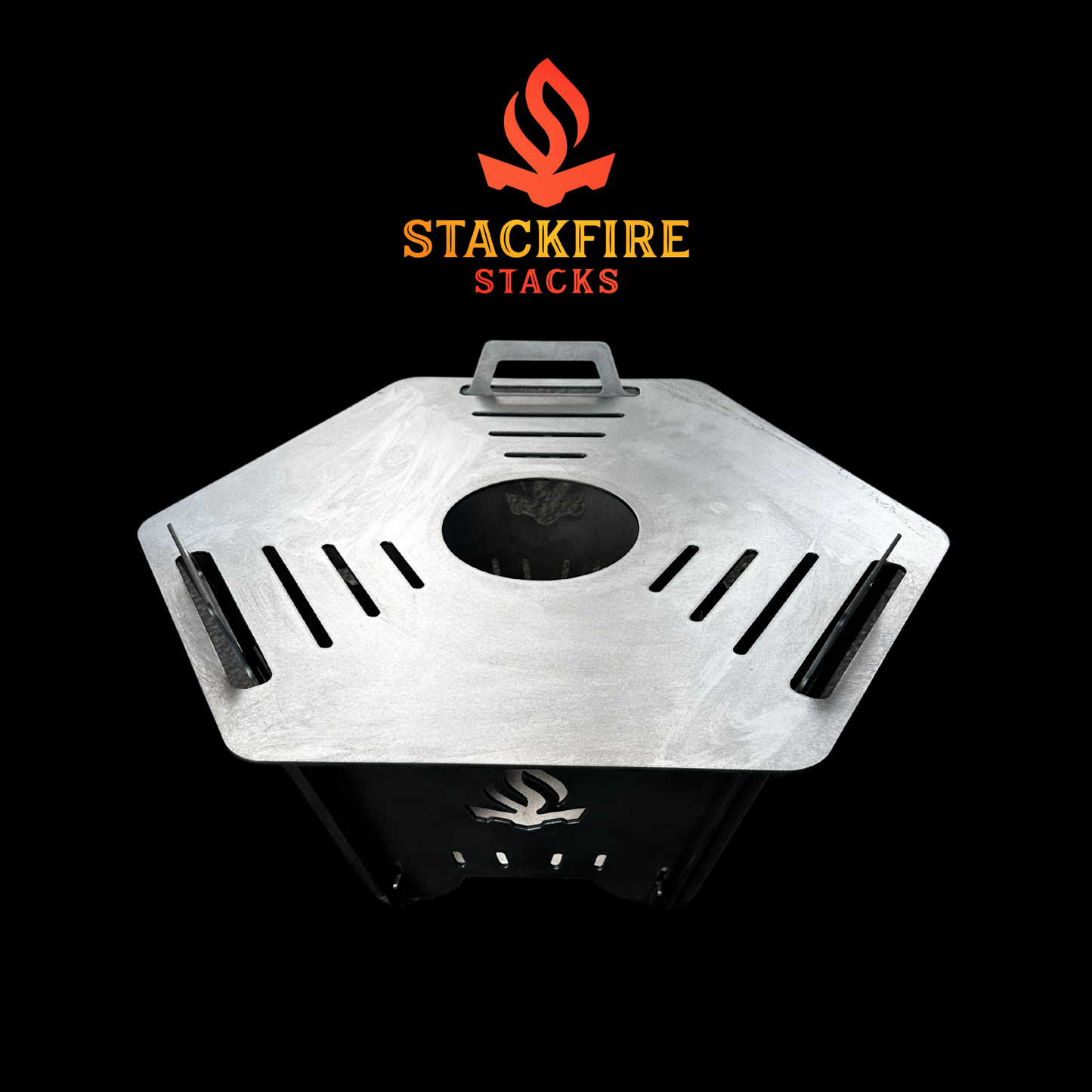 HexFire Grill Pit Stack - Portable Collapsible Outdoor Grill Pit