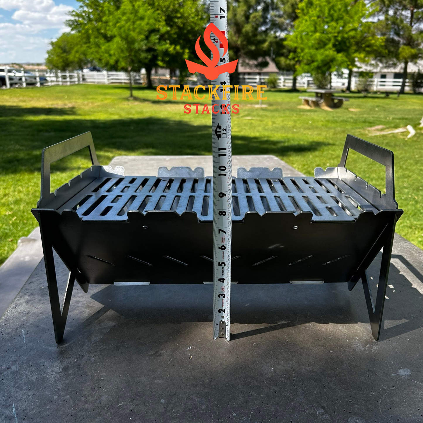 Portable Torchline Grill Stacker – premium BBQ grill stacker for charcoal cooking, outdoor fire pit stack setups, and versatile flame pit stack grilling solutions; ideal for backyard grilling and camping with durable grill pit stacks design.