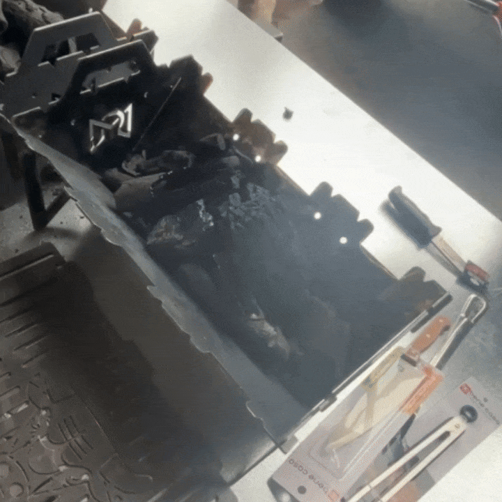 The Switch Grill Stack – a versatile grill stacker that converts into a BBQ grill stacker, charcoal grill stacker, and flame pit stack. Ideal for outdoor fire pit stack setups, portable fire pit stack cooking, and multipurpose grill pit stacks for camping or backyard use.