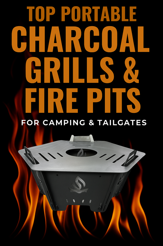Top Portable Charcoal Grills & Fire Pits for Camping & Tailgates