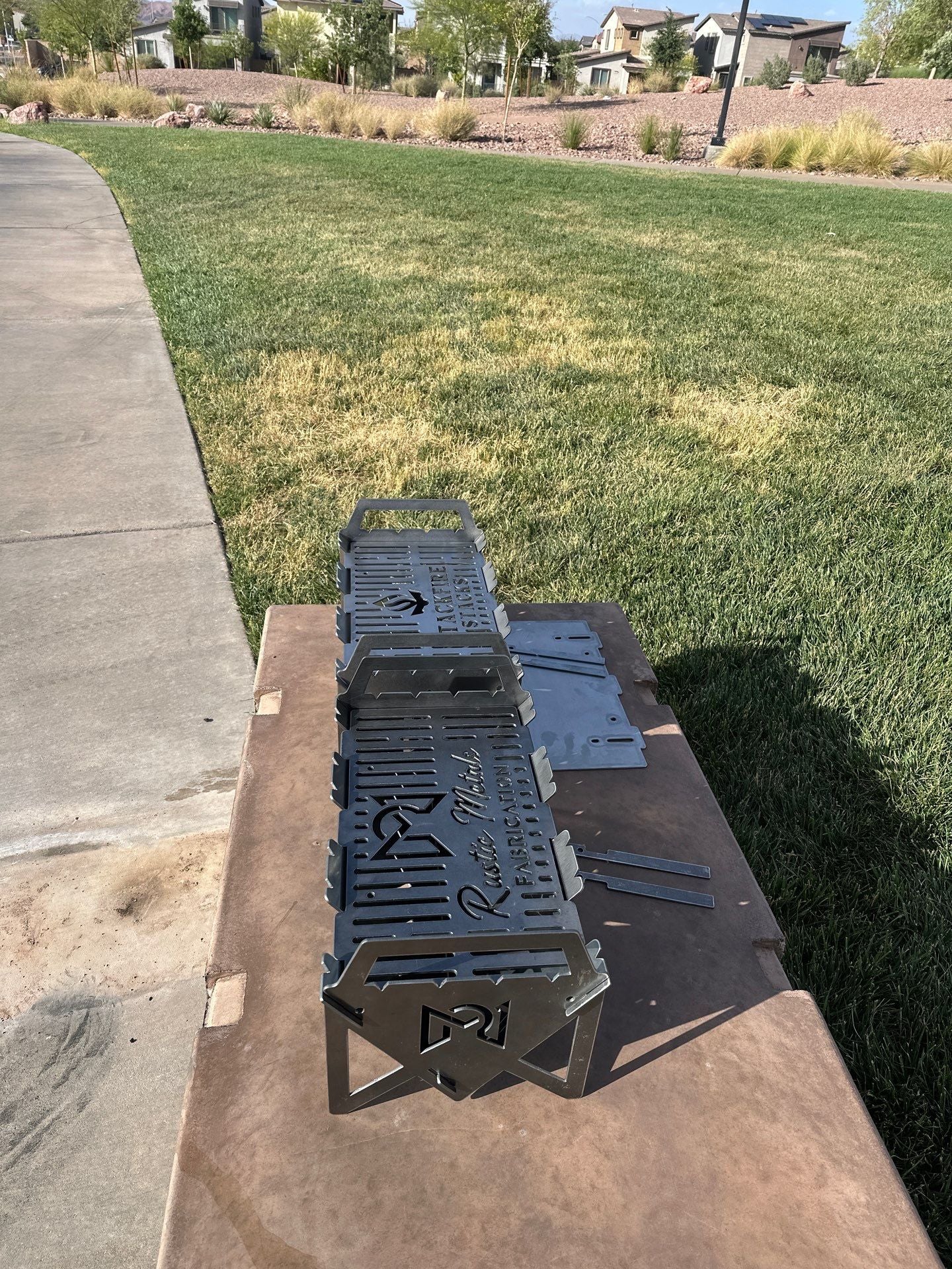 Full Weld Grill Stacker – heavy-duty BBQ grill stacker and charcoal grill stacker built for high-heat performance; part of StackFire’s portable fire pit stack system. Ideal for grill pit stacks, Flame Pit Stack setups, and durable outdoor fire pit stack cooking.